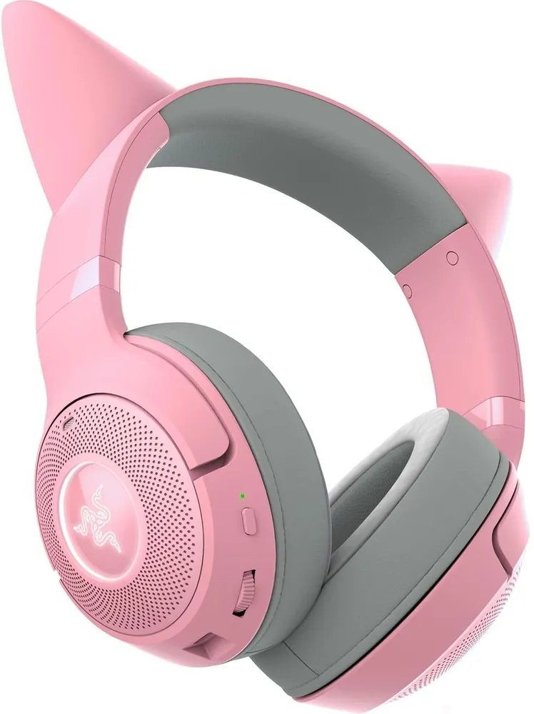 אוזניות בצבע ורוד– Razer Kraken Kitty Bt V2
