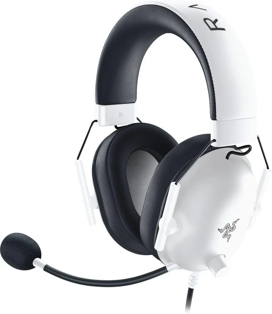 אוזניות גיימינג בצבע לבן Blackshark V2x מבית Razer