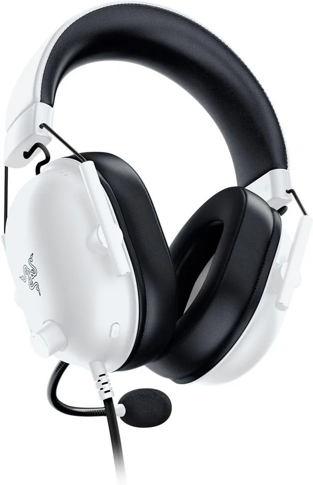 אוזניות גיימינג בצבע לבן Blackshark V2x מבית Razer
