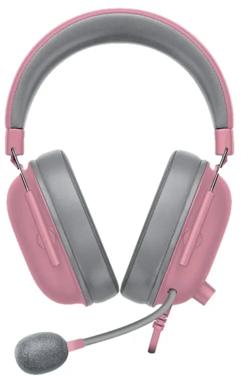 אוזניות גיימינג חוטיות Razer BlackShark V2 X Pink (Quartz)