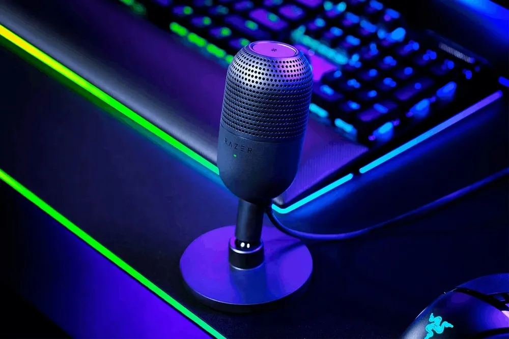 מיקרופון קונדנסר לגיימרים Razer Seiren V3 Mini – צבע שחור