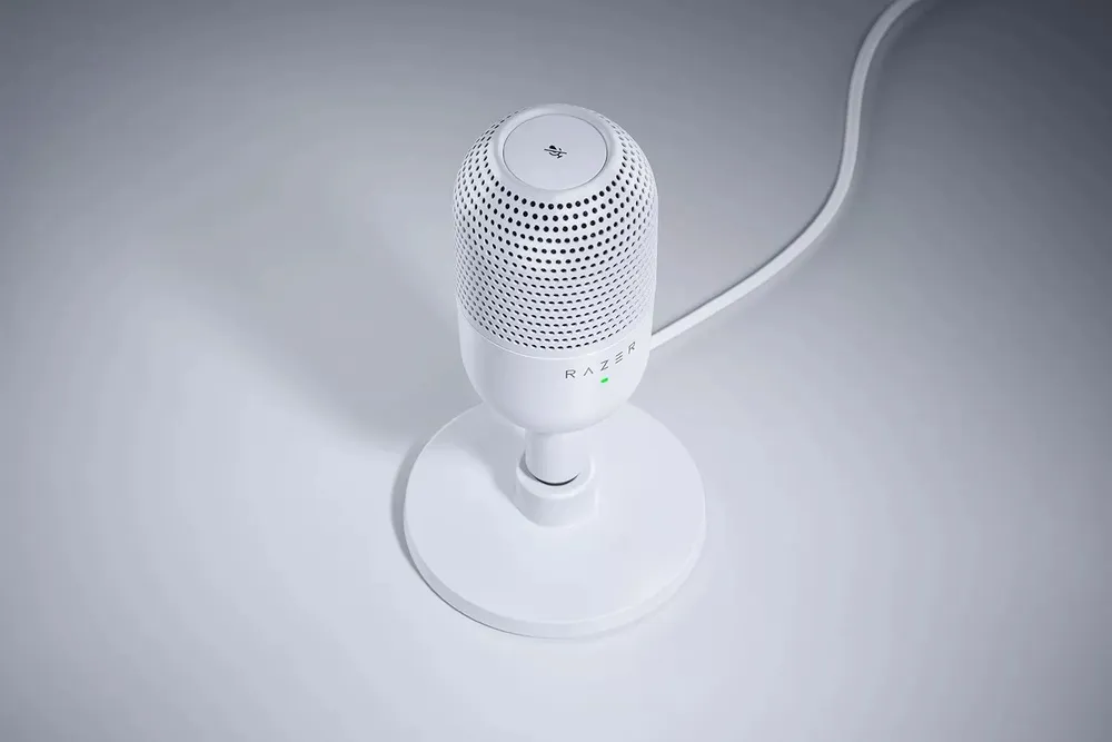 מיקרופון גיימינג מקצועי Razer Seiren V3 Mini – צבע לבן