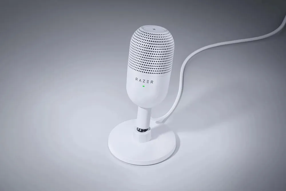מיקרופון גיימינג מקצועי Razer Seiren V3 Mini – צבע לבן