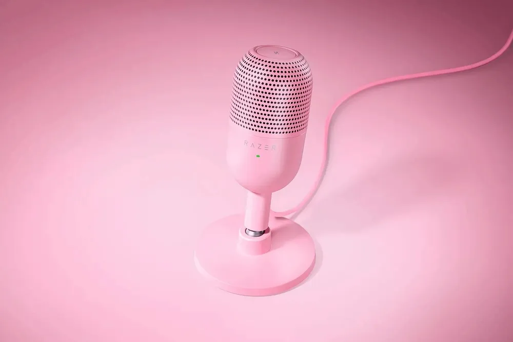 מיקרופון קונדנסר לגיימינג Razer Seiren V3 Mini – צבע ורוד