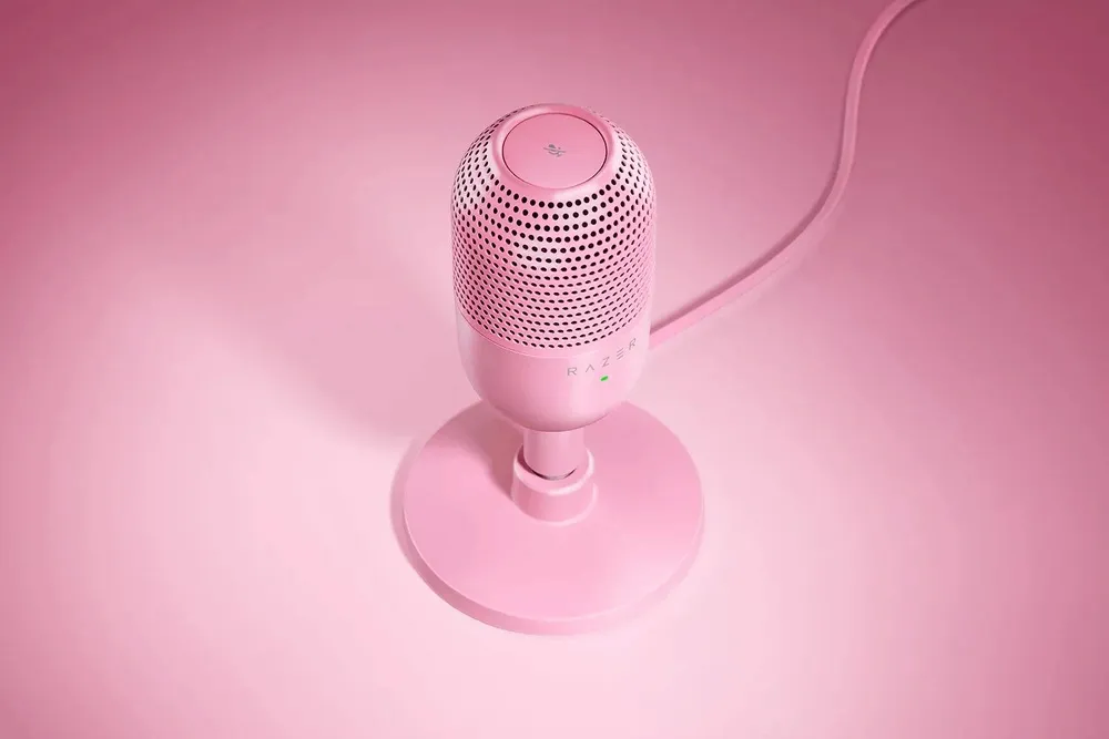 מיקרופון קונדנסר לגיימינג Razer Seiren V3 Mini – צבע ורוד