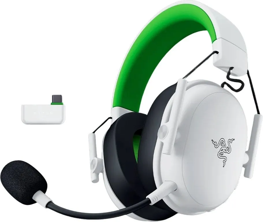 אוזניות גיימינג אלחוטיות Razer BlackShark V3 X HyperSpeed – מתאימות ל-Xbox – צבע לבן
