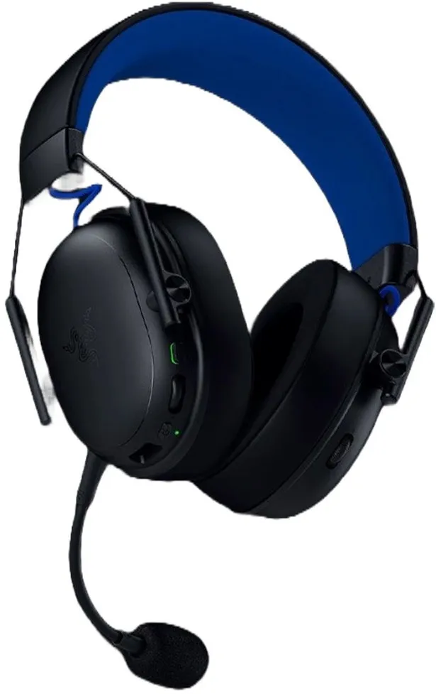 אוזניות גיימינג אלחוטיות Razer BlackShark V2 X HyperSpeed for PlayStation לבן/שחור