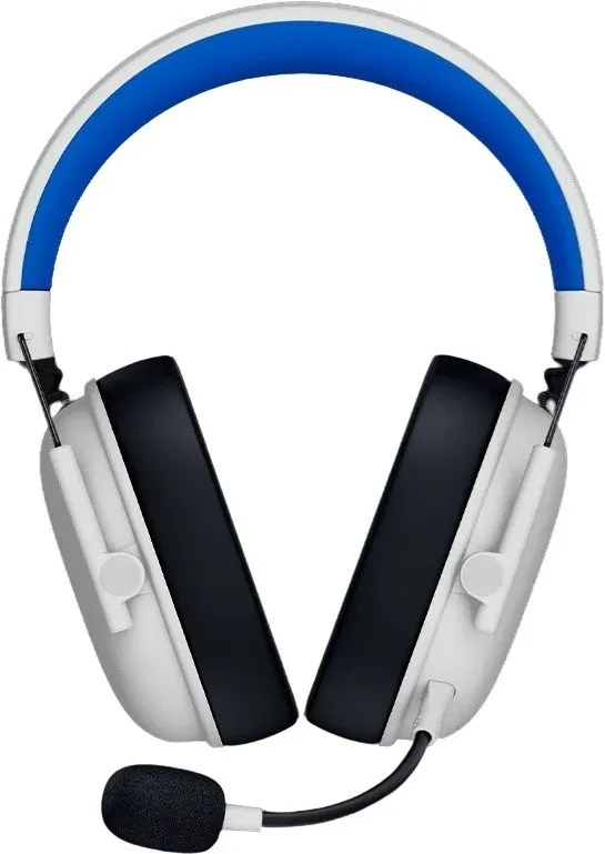 אוזניות גיימינג אלחוטיות Razer BlackShark V3 X HyperSpeed – מתאימות ל-PlayStation – צבע לבן
