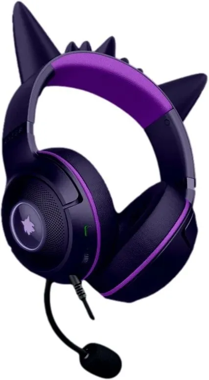 אוזניות גיימינג Razer Kraken Kitty V2 – סדרת Pokemon Gengar