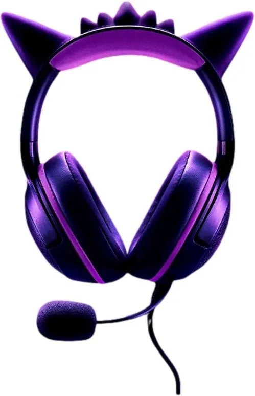 אוזניות גיימינג Razer Kraken Kitty V2 – סדרת Pokemon Gengar