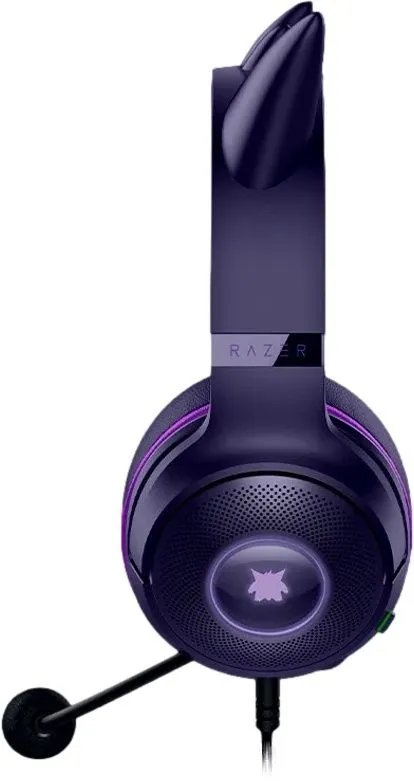 אוזניות גיימינג Razer Kraken Kitty V2 – סדרת Pokemon Gengar