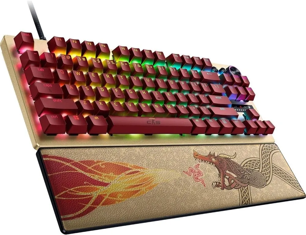 מקלדת גיימרים מכנית Razer Huntsman V3 Pro Tenkeyless Counter-Strike 2