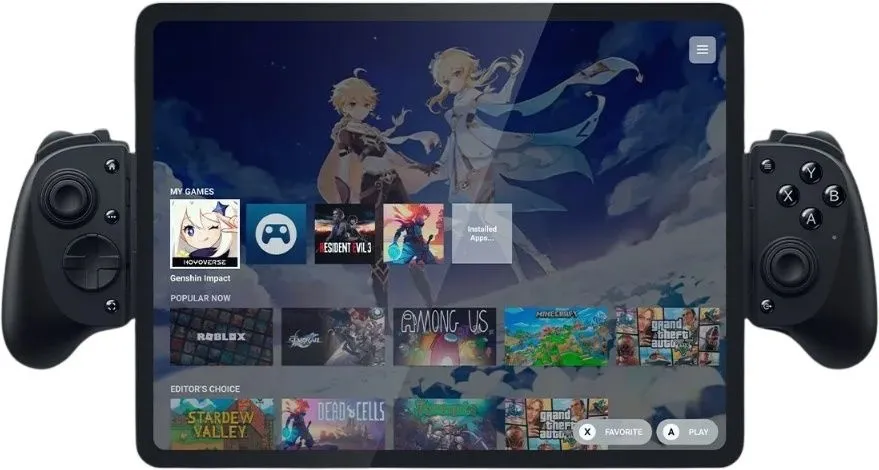 בקר משחק לטאבלטים Razer Kishi V3 Pro XL – צבע שחור