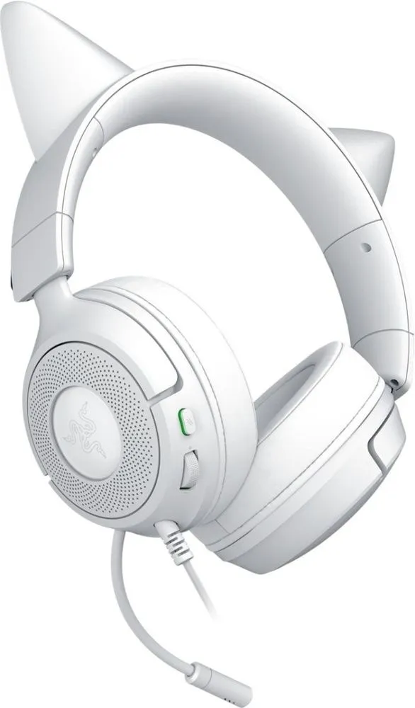 אוזניות גיימינג Razer Kraken Kitty V3 X בצבע שחור