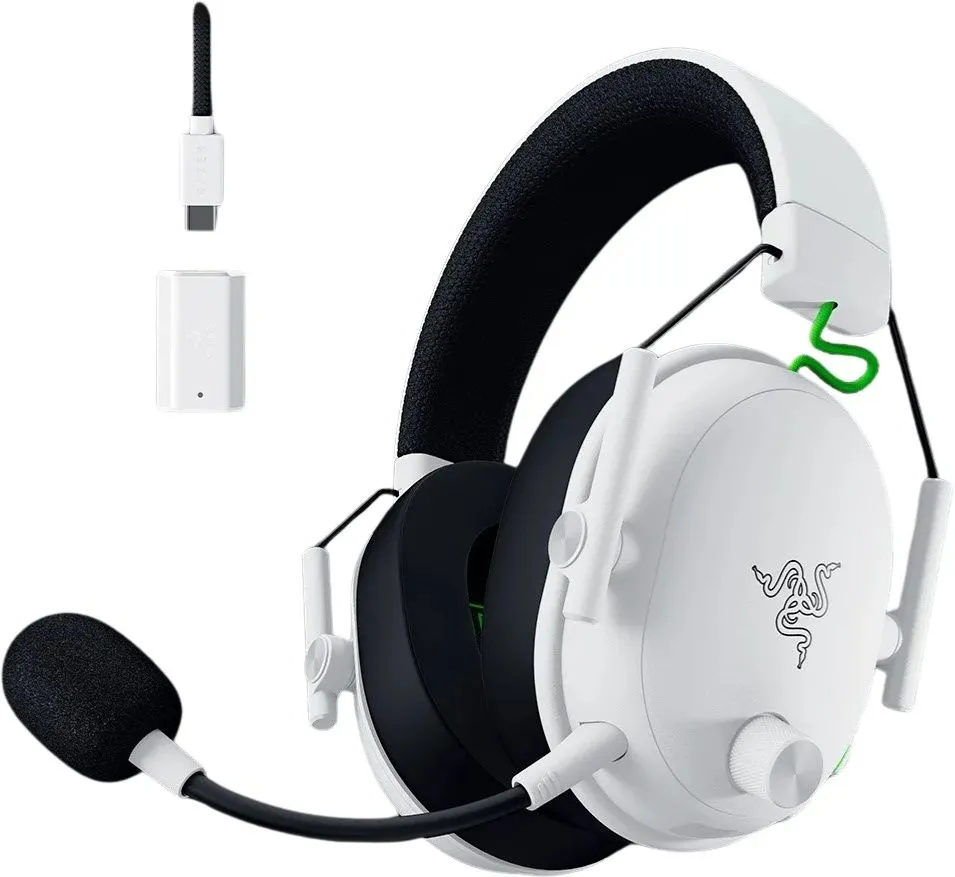 אוזניות גיימינג אלחוטיות Razer BlackShark V3 – תואמות ל-Xbox – צבע לבן