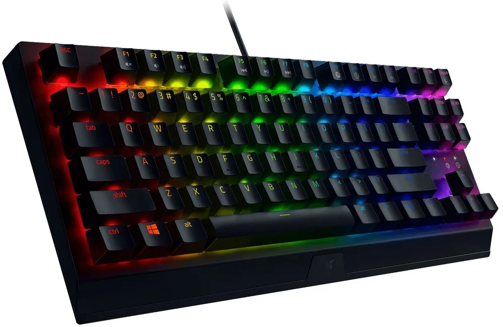 מקלדת חוטית מכאנית Razer BLACKWIDOW V3 Tenkeyless צבע שחור