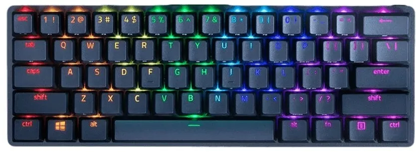 מקלדת אלחוטית Razer HUNTSMAN MINI צבע שחור