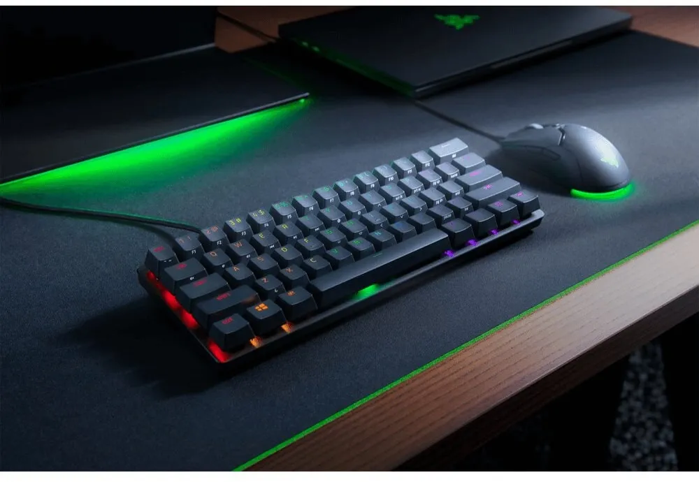 מקלדת אלחוטית Razer HUNTSMAN MINI צבע שחור