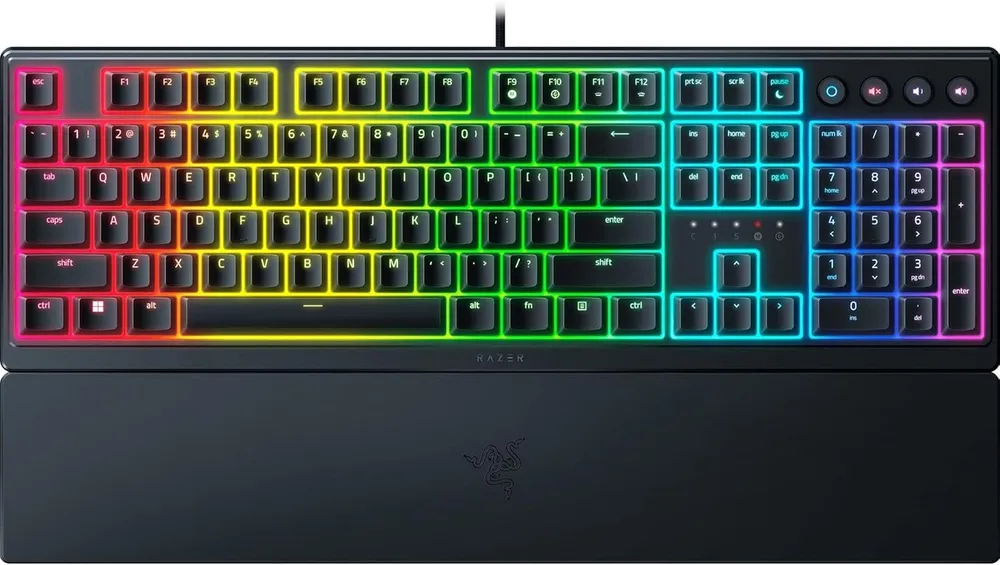 מקלדת גיימרים Razer Ornata V3 – מתג היברידי מסוג Mecha-Membrane