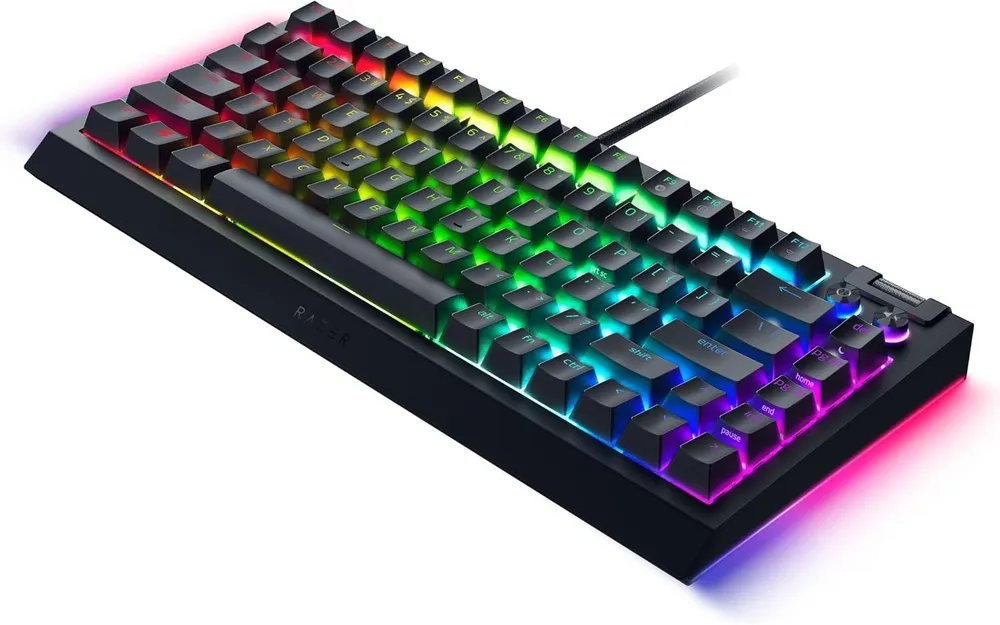 מקלדת גיימינג מכנית Razer Blackwidow V4 75% Hot Swappable