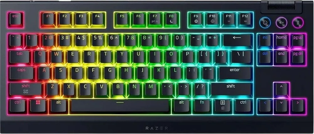מקלדת גיימרים מכנית אלחוטית Razer BlackWidow V4 Tenkeyless