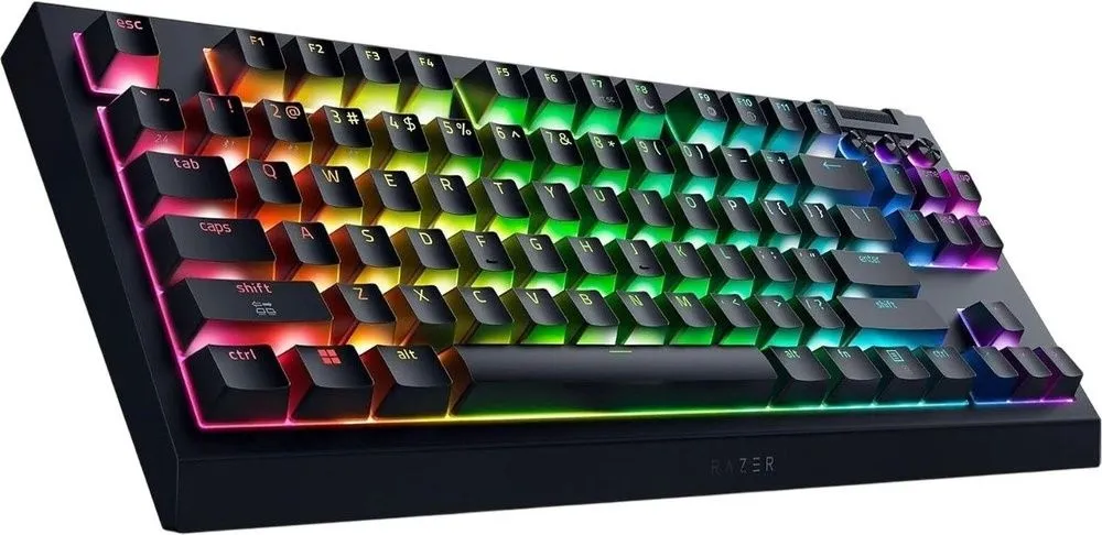 מקלדת גיימרים מכנית אלחוטית Razer BlackWidow V4 Tenkeyless