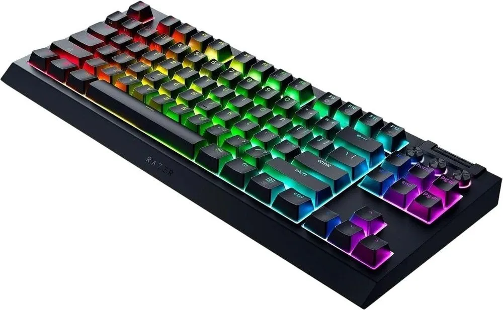 מקלדת גיימרים מכנית אלחוטית Razer BlackWidow V4 Tenkeyless