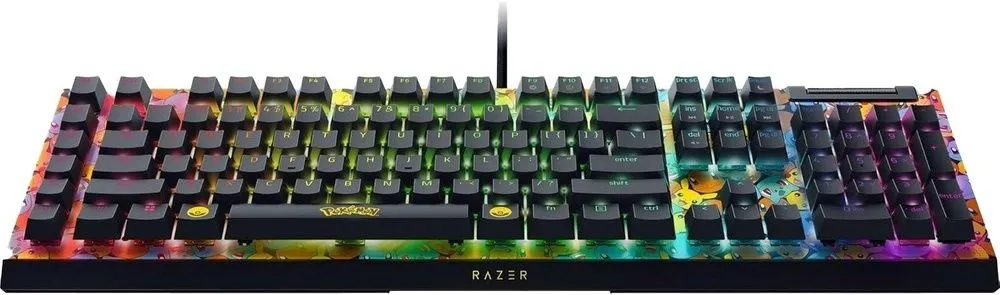 מקלדת גיימרים מכנית Razer BlackWidow V4 X Pokemon