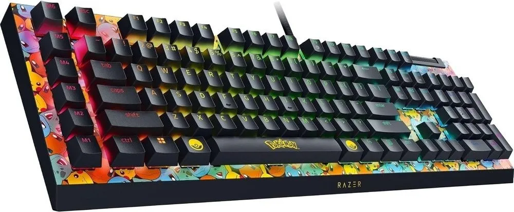 מקלדת גיימרים מכנית Razer BlackWidow V4 X Pokemon