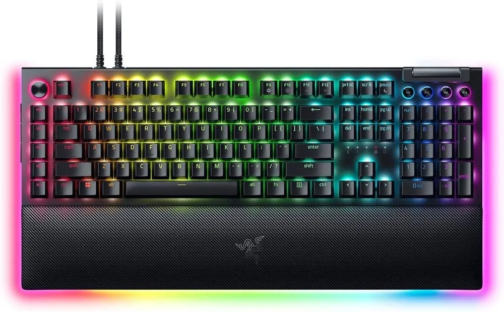 מקלדת גיימרים מכנית אלחוטית Razer BlackWidow V4 Low-Profile – פרופיל נמוך