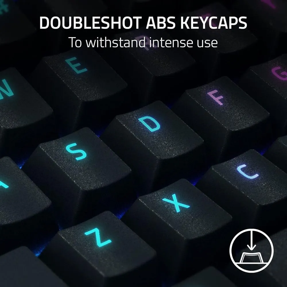 מקלדת גיימרים מכנית אלחוטית Razer BlackWidow V4 Low-Profile – פרופיל נמוך