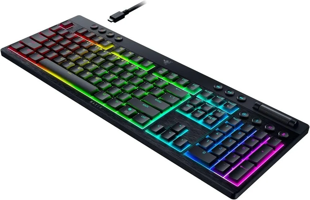 מקלדת גיימרים מכנית אלחוטית Razer BlackWidow V4 Low-Profile Tenkeyless – פרופיל נמוך