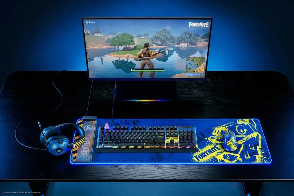 משטח עכבר רך 3XL לגיימרים Razer Goliathus Extended Chroma – Fortnite