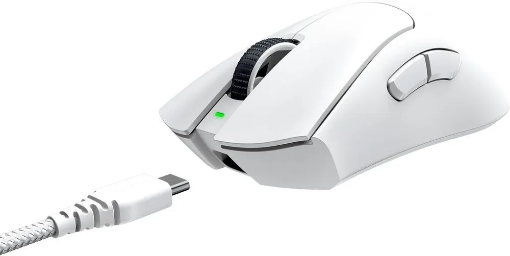 עכבר גיימינג ארגונומי אלחוטי Razer DeathAdder V3 Pro – לבן