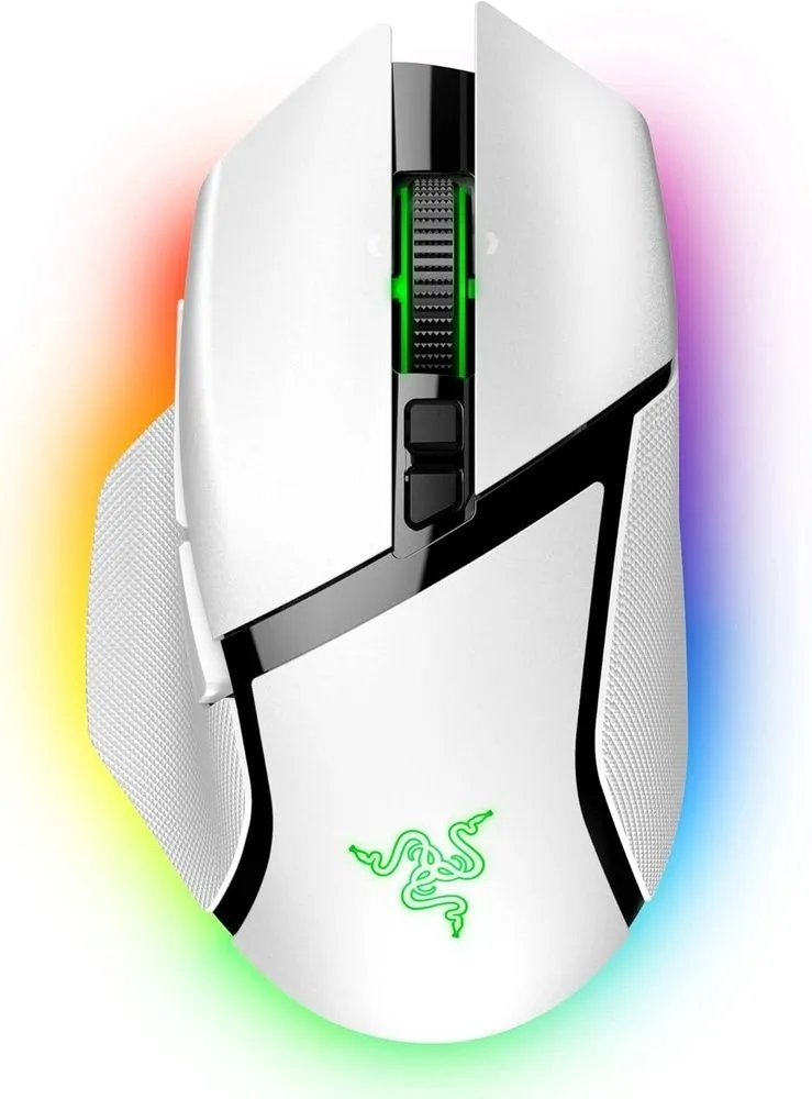 עכבר גיימינג אלחוטי Razer Basilisk V3 Pro – לבן