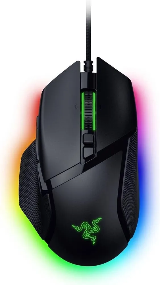 עכבר גיימינג ארגונומי אלחוטי Razer Basilisk V3 Pro 35K – שחור