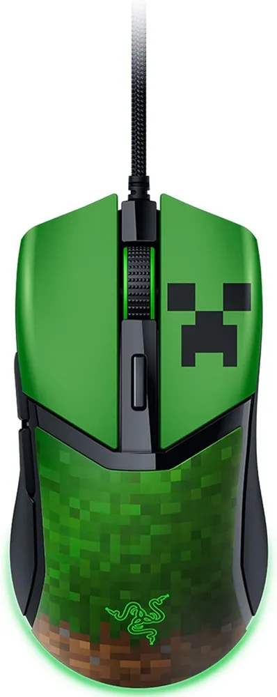 עכבר גיימינג חוטי Razer Cobra – מהדורת Minecraft