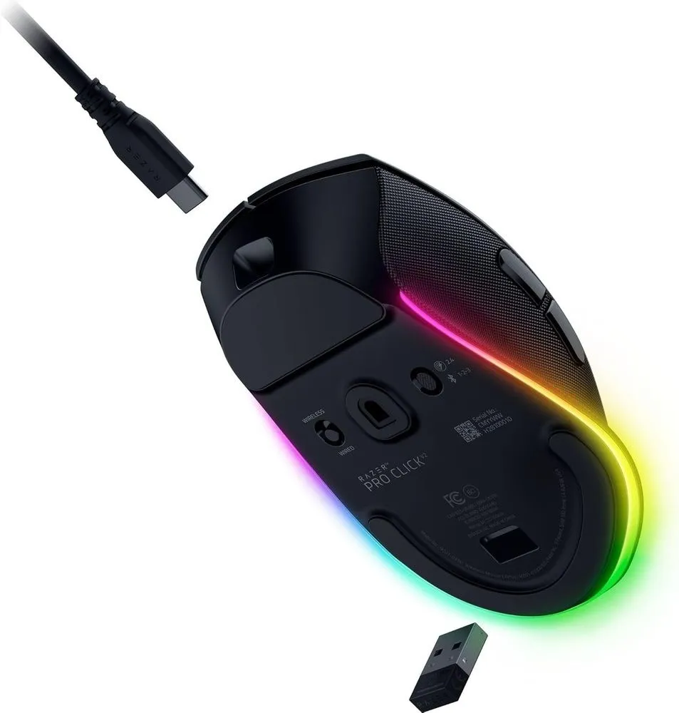 עכבר ארגונומי אלחוטי Razer Pro Click V2 – שחור