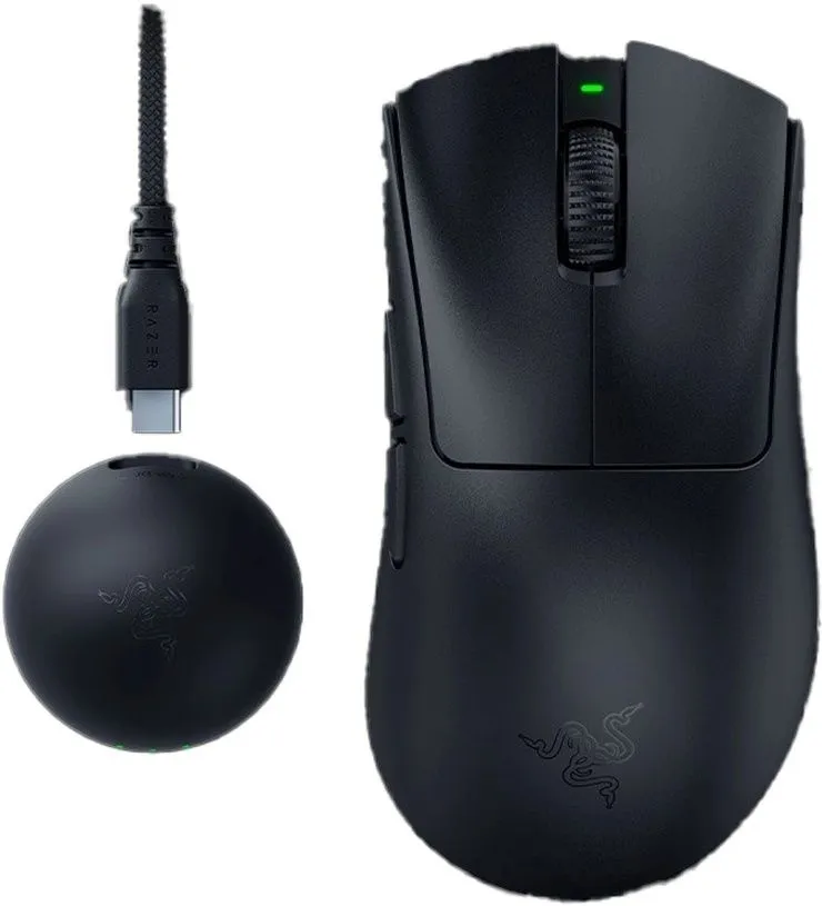 עכבר גיימינג ארגונומי אלחוטי Razer DeathAdder V4 Pro – שחור
