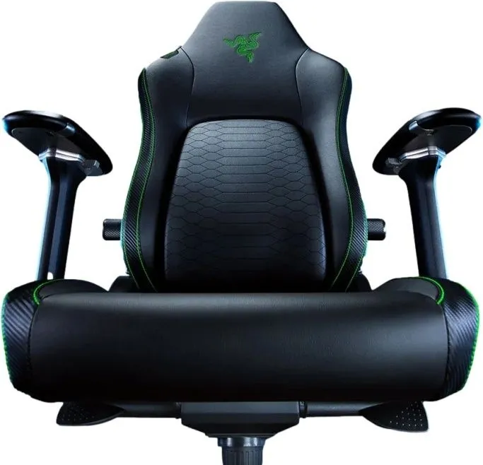 כסא גיימינג Razer מדגם: Iskur V2 בצבע שחור עם עומס נשיאה של עד 136 ק"ג