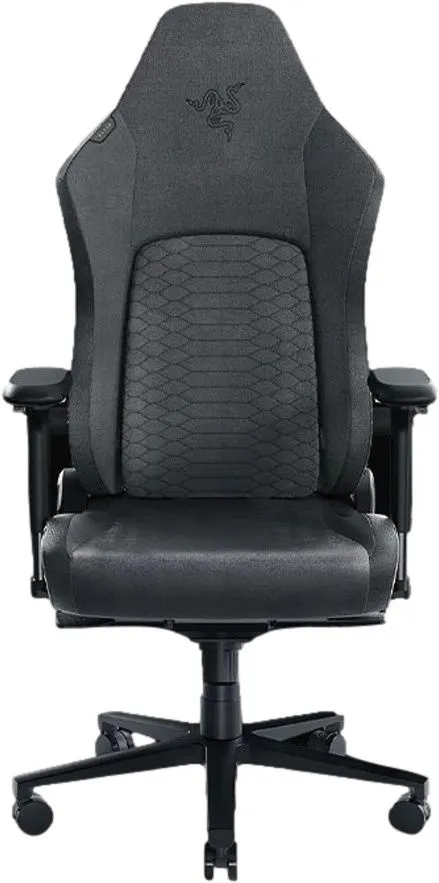 כסא גיימינג Razer מדגם: Iskur V2 Grey Fabric בצבע שחור/כסוף עם עומס נשיאה של עד 136 ק"ג