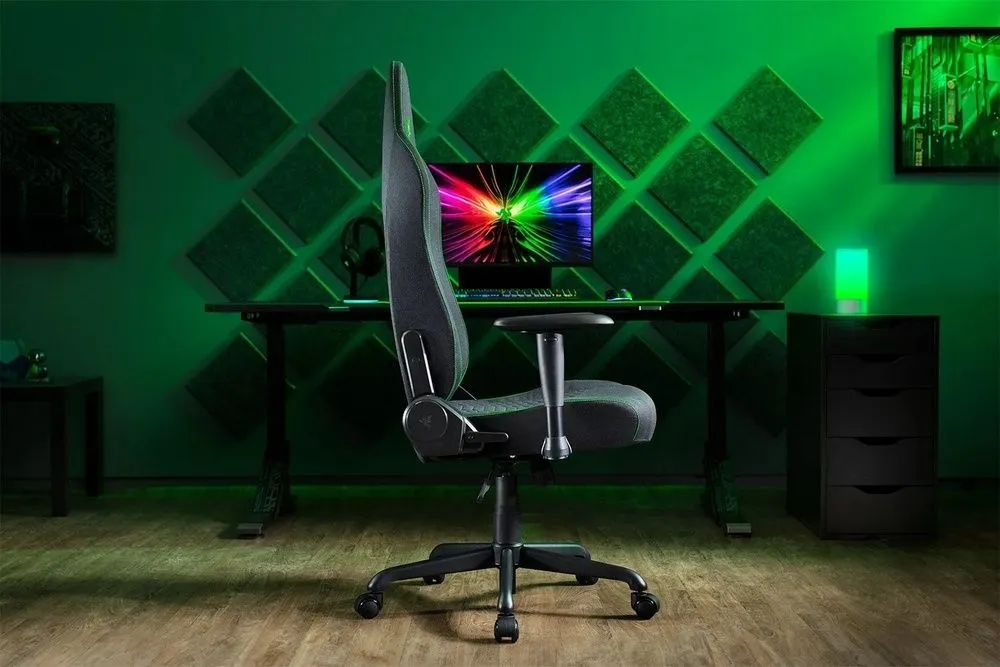 כסא גיימינג Razer מדגם: Iskur V2 X NewGen בצבע שחור עם עומס נשיאה של עד 136 ק"ג