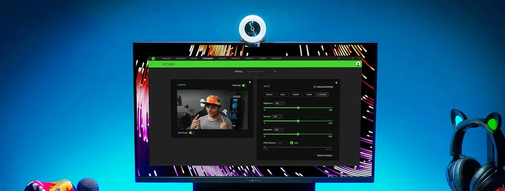 מצלמת אינטרנט Razer KIYO Ring Light Camera