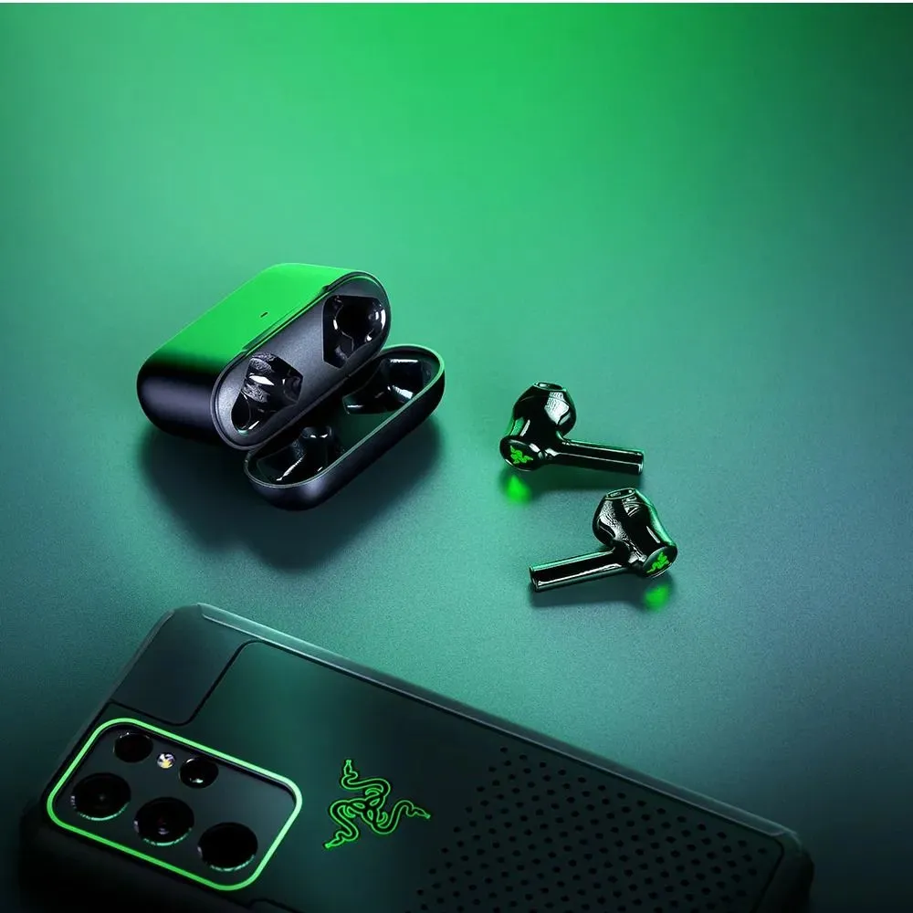 אוזניות גיימינג אלחוטיות Razer Hammerhead True Wireless X Black