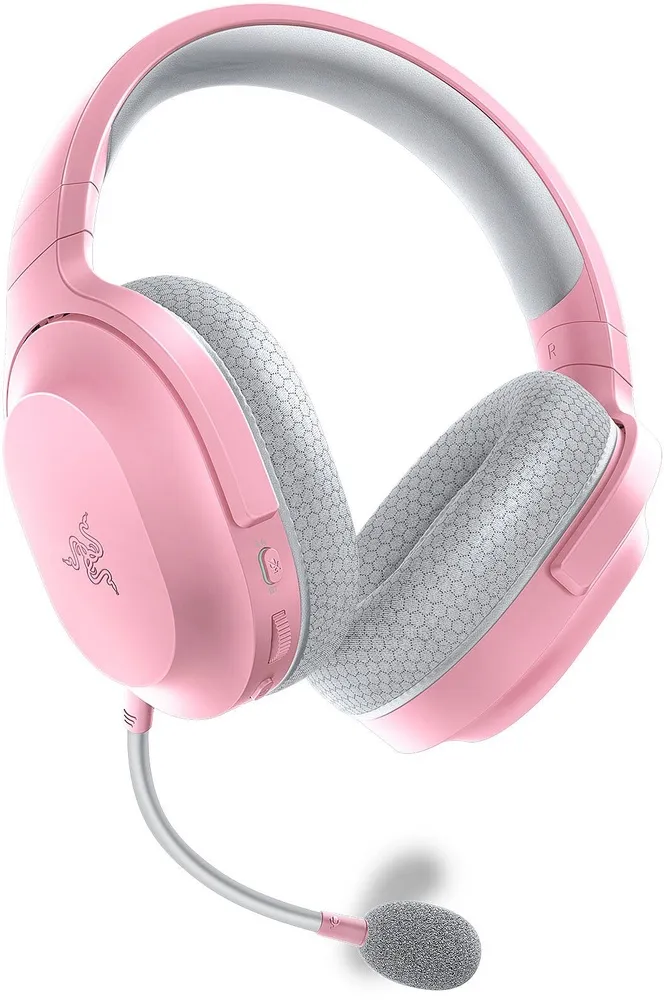 אוזניות גיימינג אלחוטיות Razer Barracuda X Quartz Pink