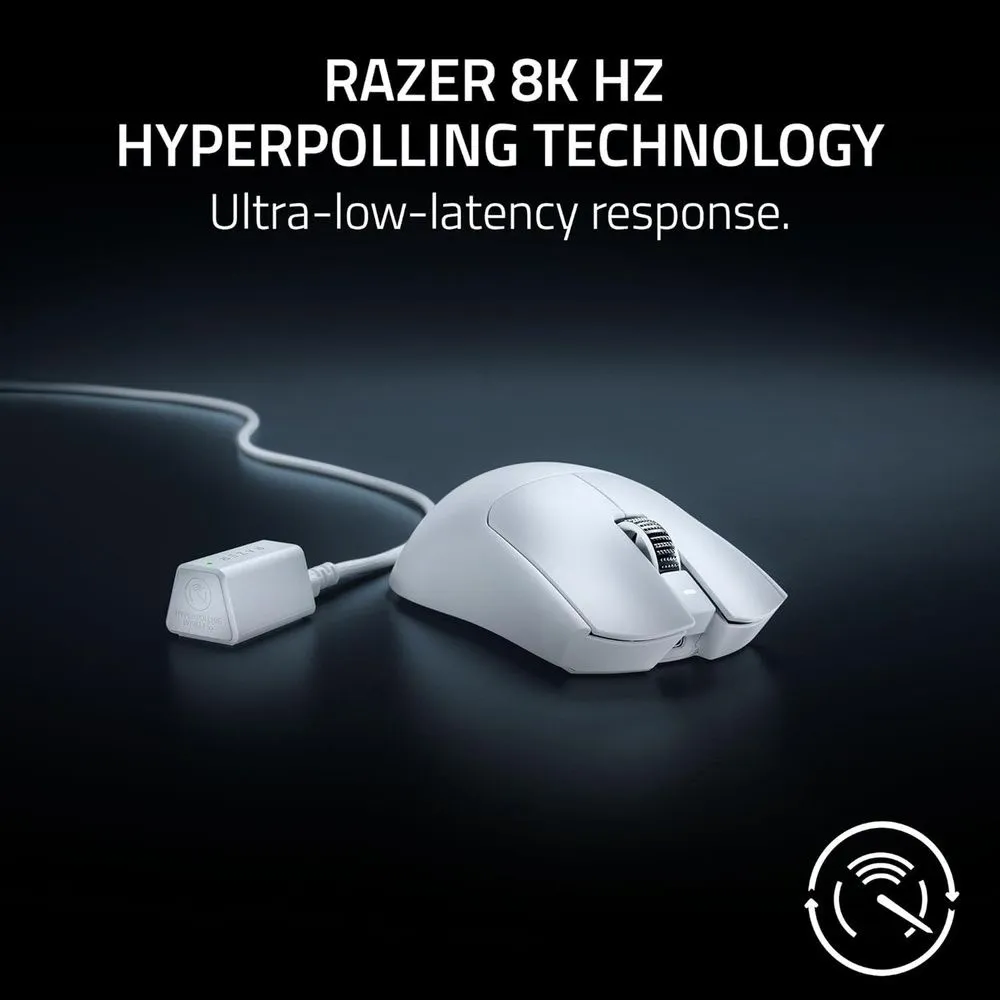 עכבר גיימינג אלחוטי Razer Viper V3 Pro – לבן