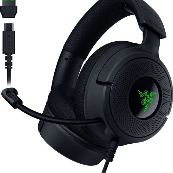 אוזניות גיימינג חוטיות Razer Kraken V3 X Black