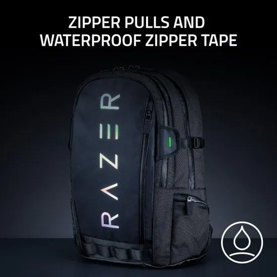 תיק גב למחשב נייד Razer Rogue 14" V3 – בצבע כרום
