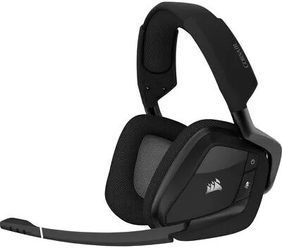 אוזניות גיימינג אלחוטיות Corsair VOID RGB ELITE Wireless Carbon