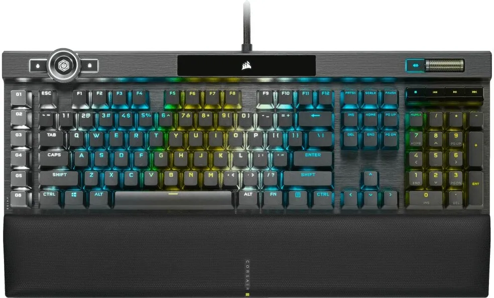 מקלדת חוטית מכאנית Corsair K100 OPX Switch CH-912A014-NA צבע שחור